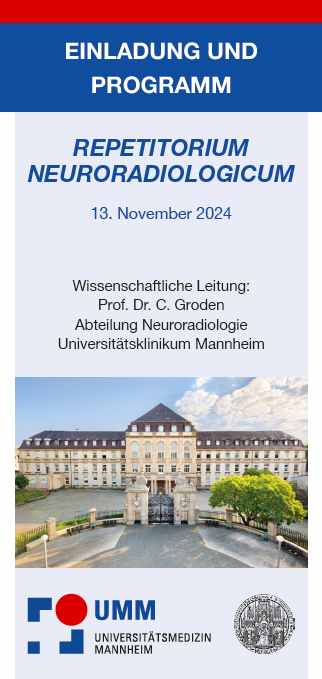 Repetitorium Neuroradiologicum Programm Flyer